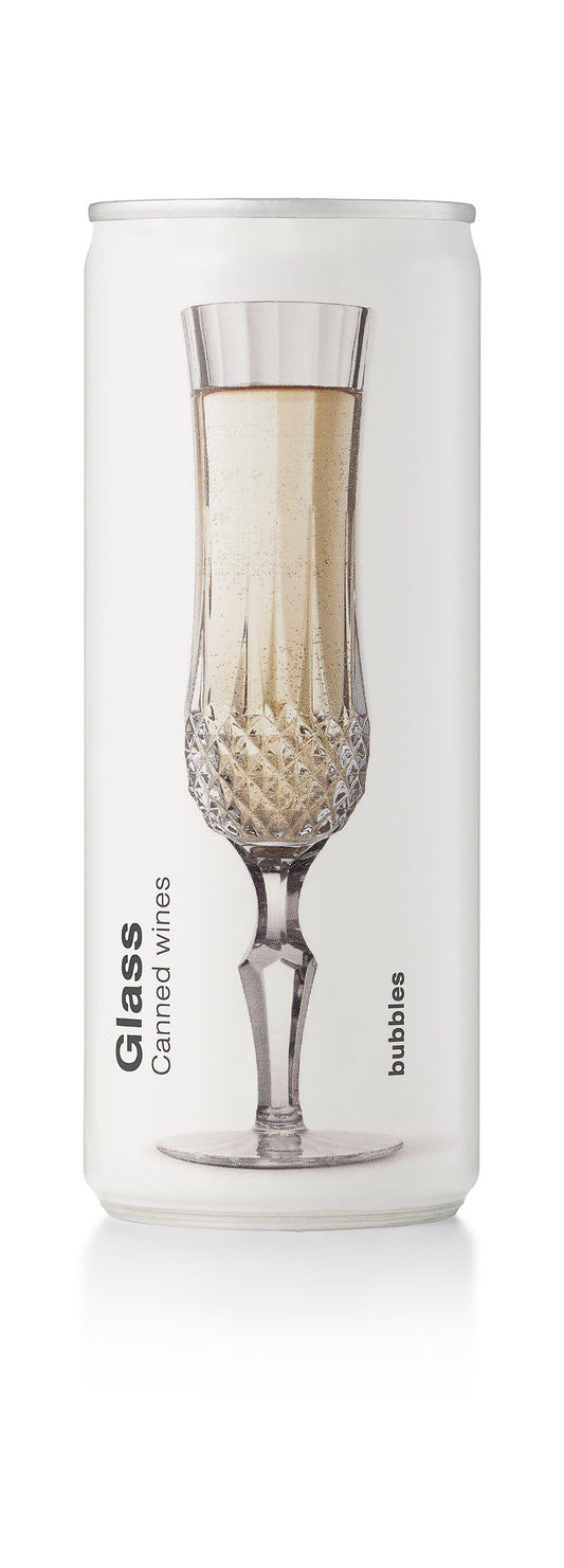 GLASS BUBBLES ESPUMOSO BLANCO LATA 250ml.