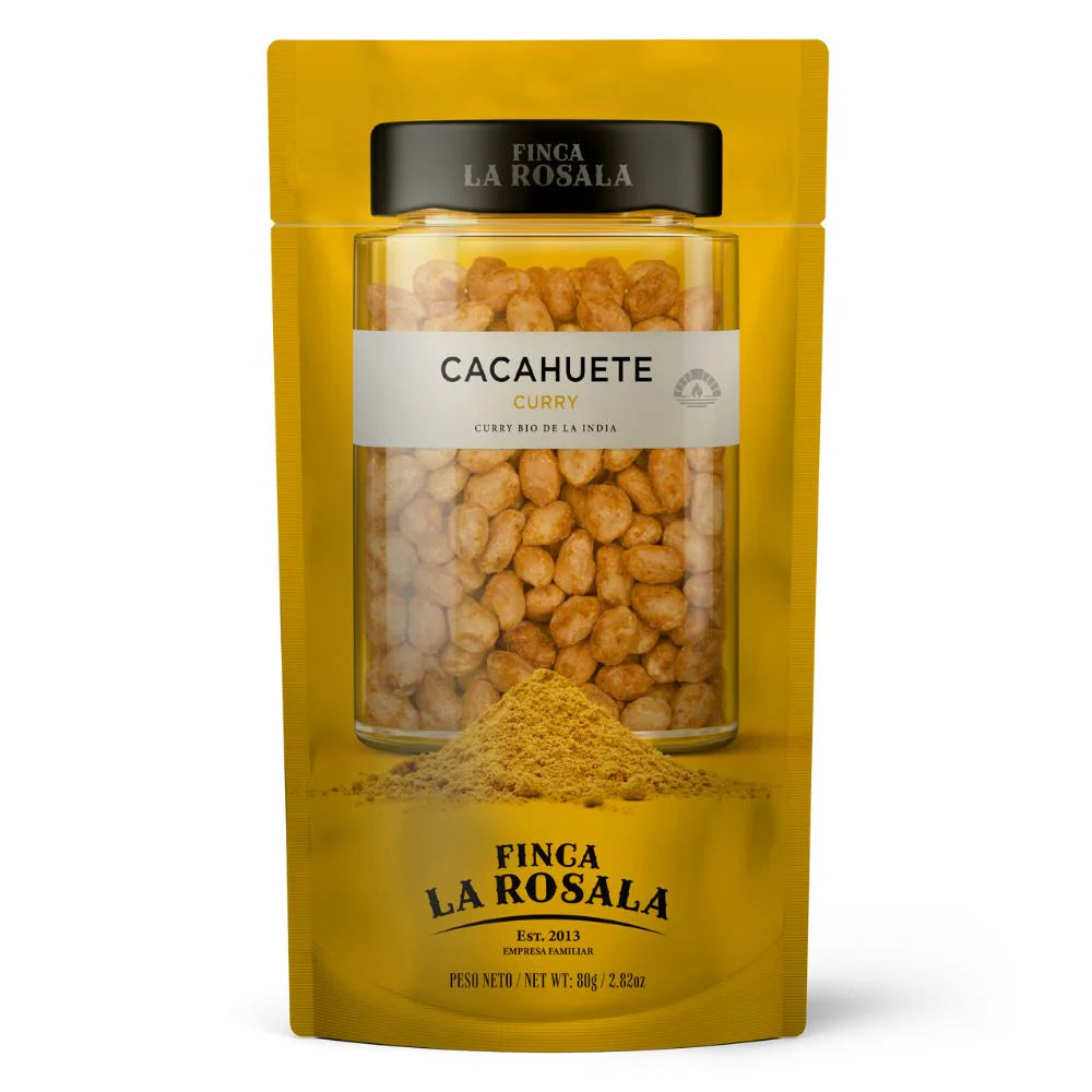 CACAHUETE CURRY BIO DE LA INDIA 80 gr.
