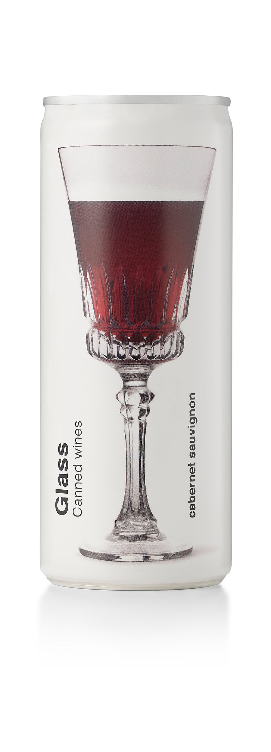 GLASS RED VINO TINTO LATA 250ml.GLASS CANNEDWINES